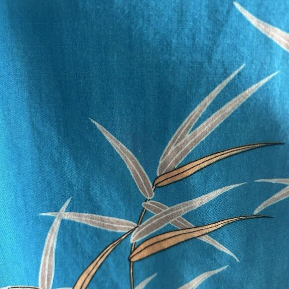 VTG Fast Breakers Cotton Hawaiian Shirt Irises Mens Large Resort Wear USA Made - Picture 13 of 15